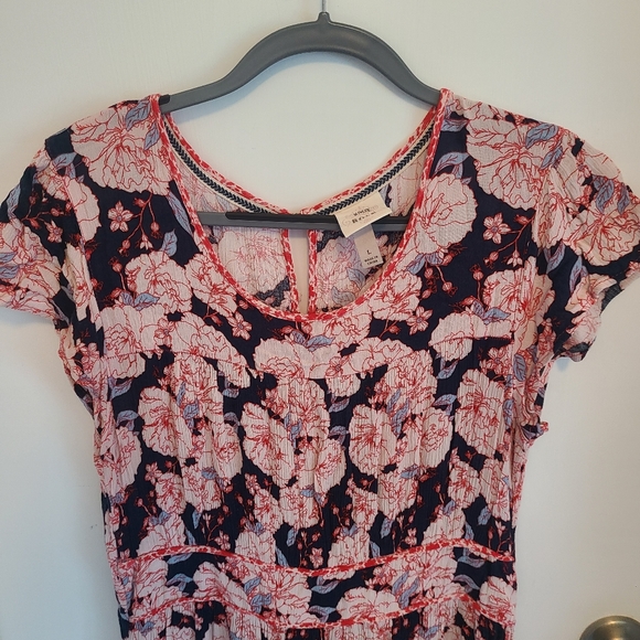 Knox Rose Dresses & Skirts - Knox Rose Women's Size Large Bohemian BoHo Tiered Floral Maxi Long Dress